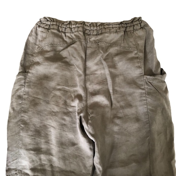 WILFRED/ ARITZIA Linen Grey trousers - Picture 3 of 16